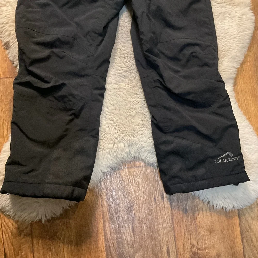 Polar Edge Dominator Snow Pants Size Small Black Kids Insulated Winter Ski Snowb